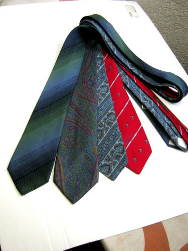 Cravatte seta silk vintage - 4,
