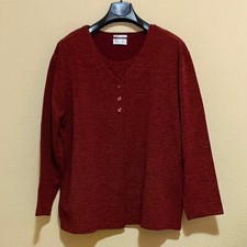 Bonita Twin Set Completo Giacca manica lunga + Top Senza Maniche Rosso Bordeaux