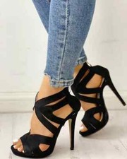 Sandali stiletto nero