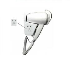 ASCIUGACAPELLI PHON FONO DA PARETE MURO ALBERGO HOTEL BAGNO ALBERGHI SPOGLIATOI