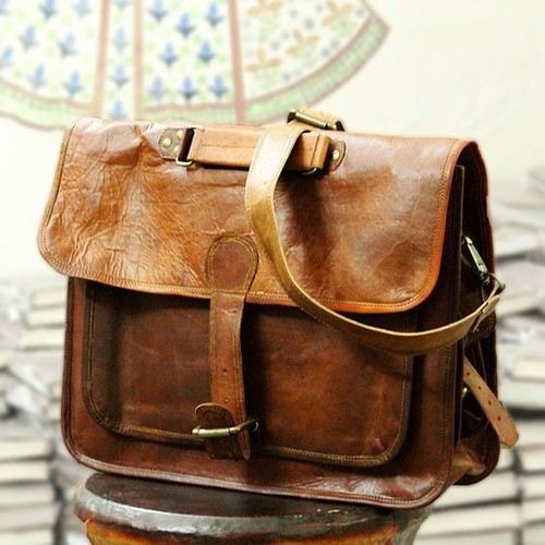 Borsa vintage pelle - pelle, retrò
