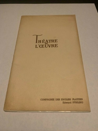 1938 edward stirling playbill - edward,