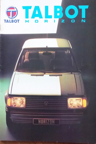 Talbot horizon depliant - talbot, 09/81