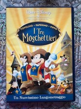 DVD I Tre Moschettieri Walt Disney Topolino Pippo e Paperino