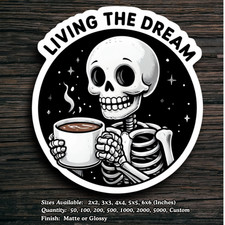 MEME STICKER LIVING THE DREAM