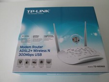Modem TP-LINK TD-W8968 Router ADSL2+ Wireless N 300Mbps USB (Nero)