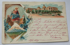 dd403 cartolina  pompei gruss 1909 provincia di napoli
