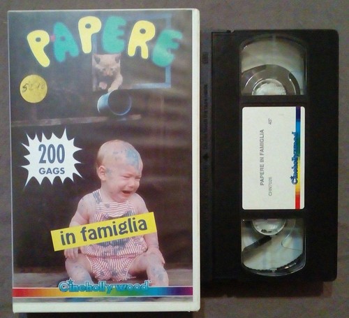 Vhs papere famiglia film - vhs,