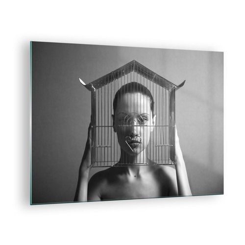 Quadro vetro 70x50cm in - su,