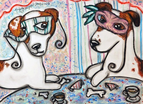 Jack russell terrier dipinto - russell,
