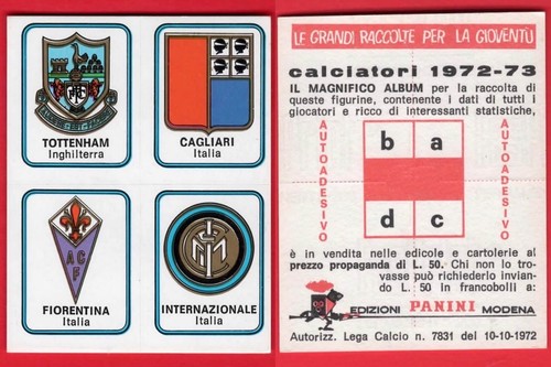Figurina calciatori panini - figurina,