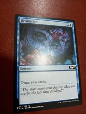 MTG Divination Text Misprint,Very Rare Mystery Booster Misprint.