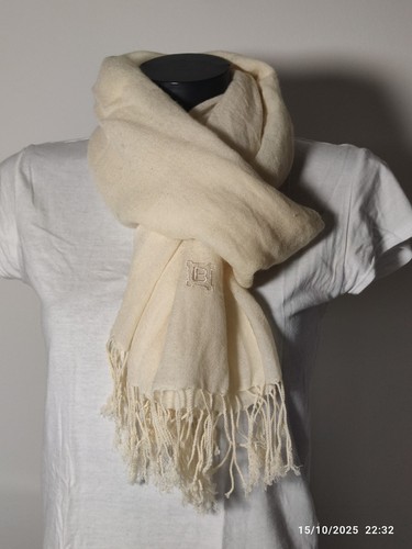 Stola vintage lana - , crema