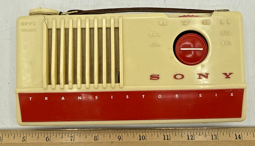 Sony transistor six radio - sony,