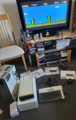 Atari 800xl con - atari, 1050