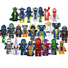 Lotto di 24 Minifigure Ninjago Kai Jay Sensei Wu Maestro mattoncini giocattolo