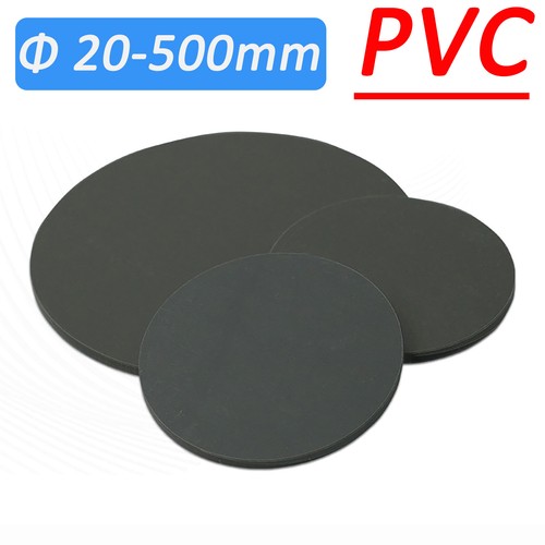 Disco tondo pvc nero lastra - in,