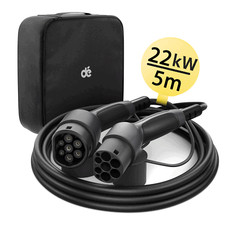 5 m Type 2 EV cavo di ricarica EV 32A 22kW 3 fasi auto elettrica wallbox modalità 3 Tesla BMW