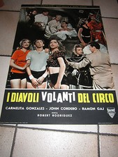 fotobusta1956 L DIAVOLI VOLANTI DEL CIRCO R.RODRIGUEZ    TRAPEZIO