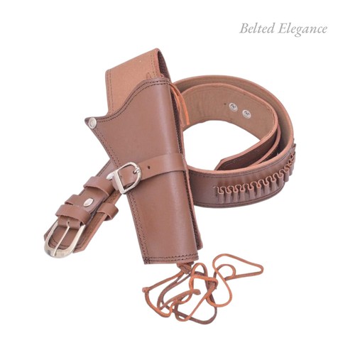 Fondina pistola western pelle