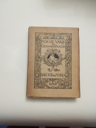 Poesie varie pascoli - poesie,