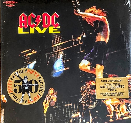 Live gold coloured - ac/dc,