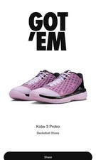 Nike Kobe 3 Low Protro rosa