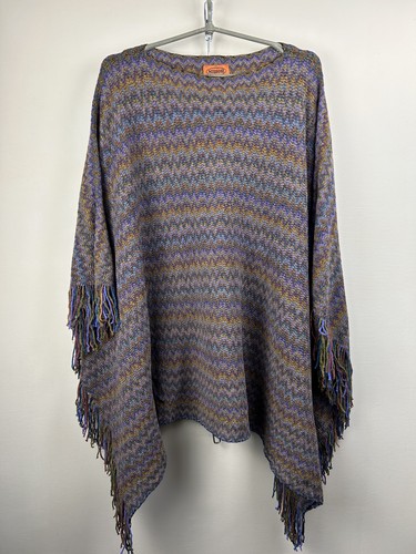 Poncho missoni righe zig - missoni, a
