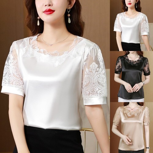 Shirt donna patchwork - t-shirt, pizzo