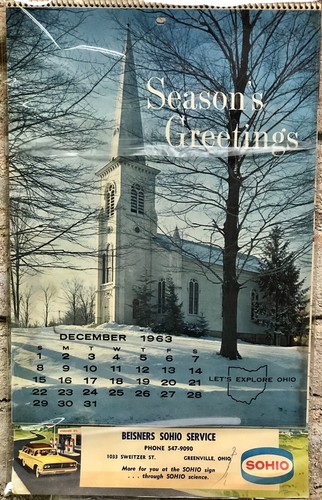 Calendario parete vintage - calendario, da