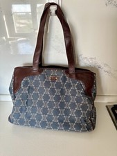 Celine Paris Macadam Denim Shoulder Bag 