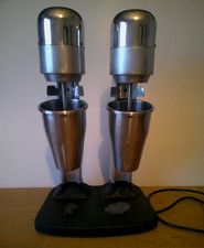 FRULLINO FRAPPE PROFESSIONALE MINOZZI DOPPIO 2 BICCHIERI PROFESSIONAL BLENDER