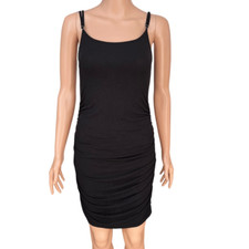 Abito donna BP nero a costine