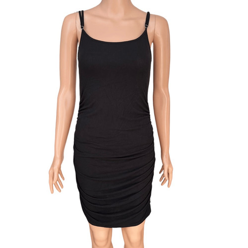 Abito donna nero costine - abito, bp