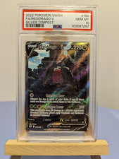 PSA 10 GEM MT - Regidrago V 184/195 Alt Art Silver Tempest English Pokemon Cards