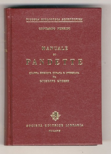 Manuale pandette quarta - manuale, pandette.