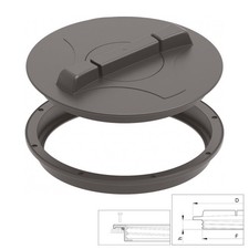 KIT COPERCHIO + ANELLO D.355