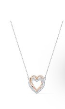 Collana cuore cristalli - collana,