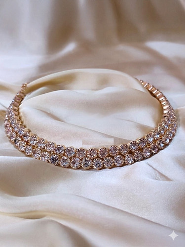 Collana girocollo tennis - , oro