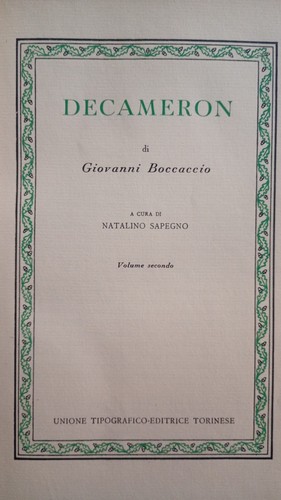 Boccaccio decameron utet - boccaccio,