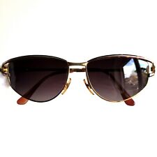 occhiali da sole VERSACE V95 15M oval sunglasses vintage brown gold medusa 90s