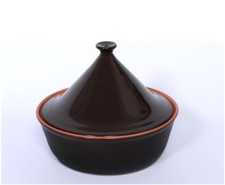 TAJINE + COPERCHIO TEGAME PENTOLA D 30 TERRACOTTA CRETA QUALITA' TOP 100% ITALY