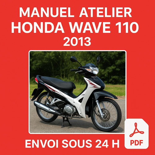 Manuel atelier honda wave - manuel, 110
