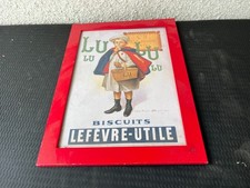 Affiche publicitaire LU – Biscuits Lefèvre-Utile – sous cadre