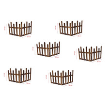 12 steccati di legno recinto