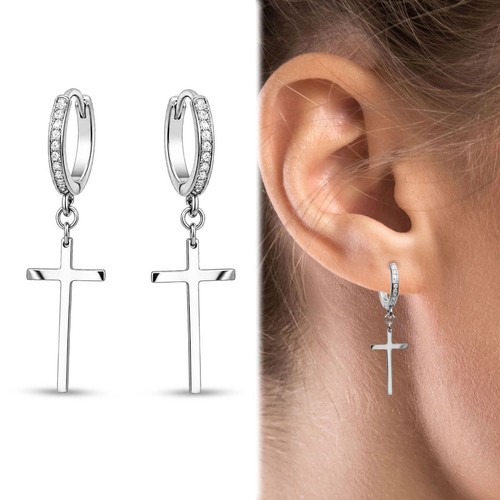 Orecchini cerchio argento - a,