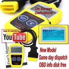 PER FIAT LETTORE CODICE GUASTO AUTO MOTORE SCANNER RESET DIAGNOSTICO OBD2 CAN BUS EOBD