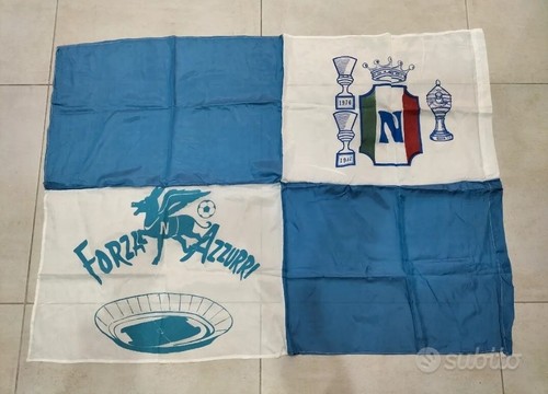 Bandiera napoli originale anni - bandiera,