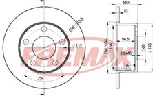 2 dischi freno BD4060 FREMAX