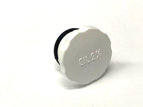 Tappo serbatoio benzina bianco - tappo,